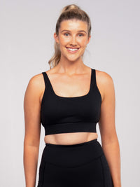 Square Neckline Sports Bra