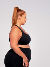 Square Neckline Sports Bra