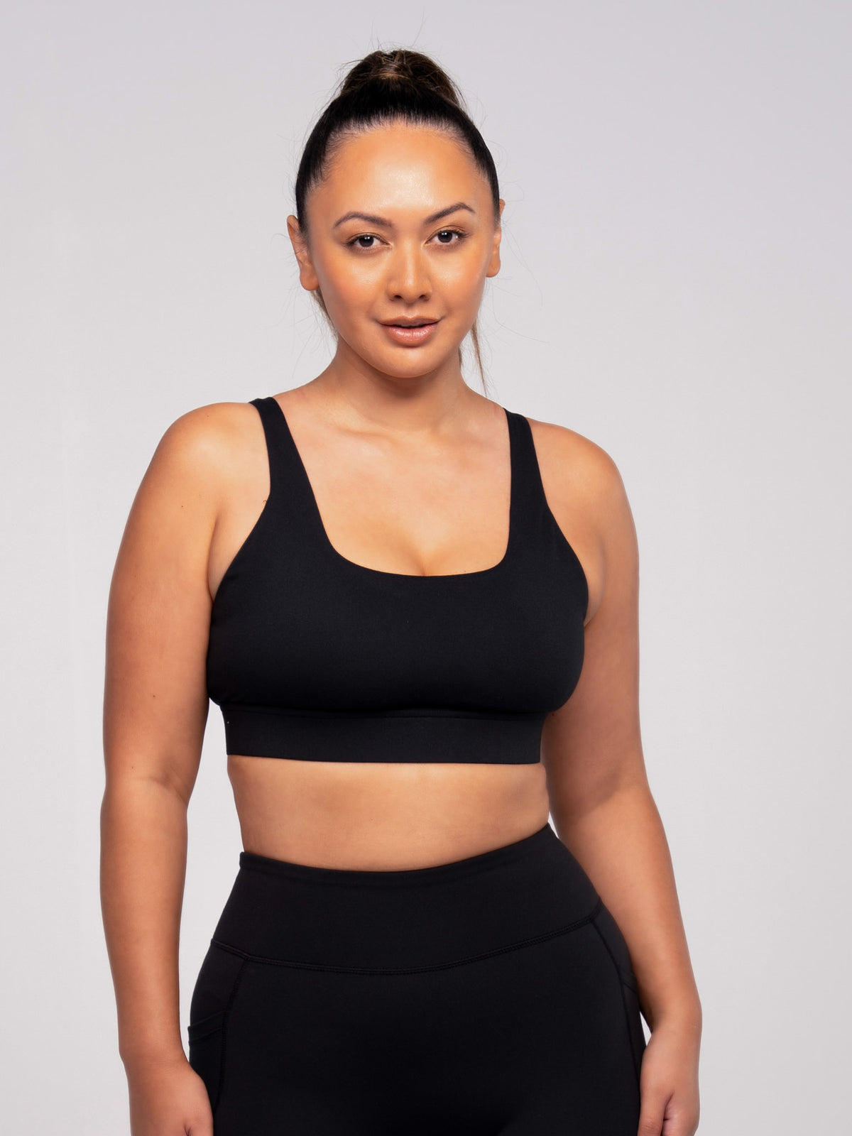 Square Neckline Sports Bra