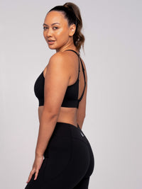 Square Neckline Sports Bra
