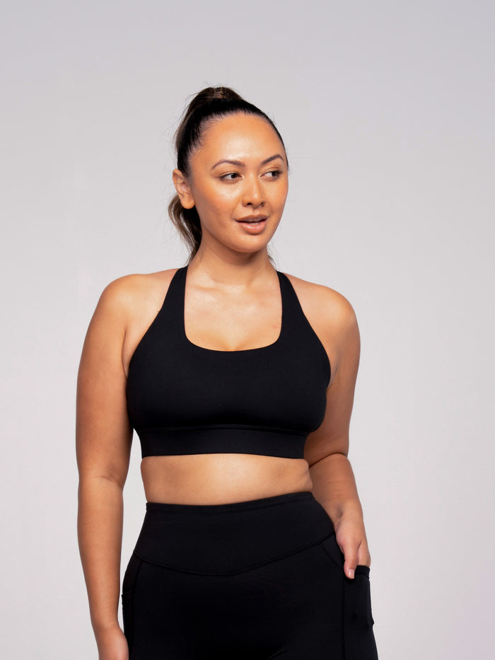 Square Neckline Sports Bra