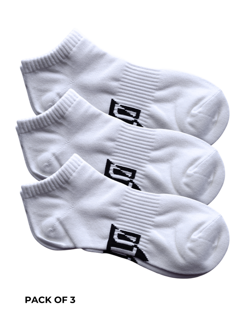 DTL White Socks - 3 Pack