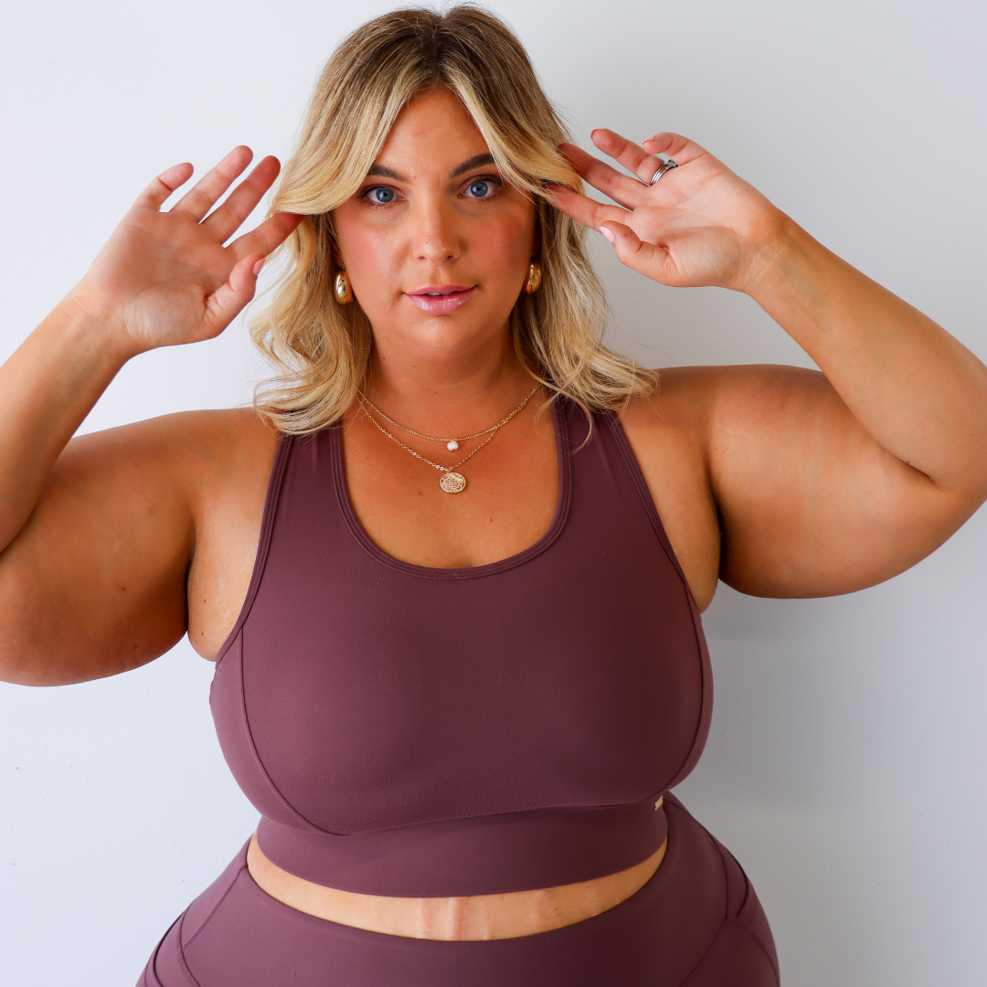 Plus size high 2024 impact sports bra