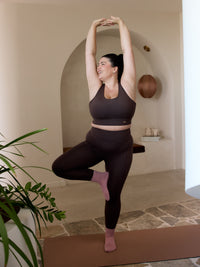 Maddie is wearing our Bra in size C - (E - HH). She is AUS 16, Cup F.