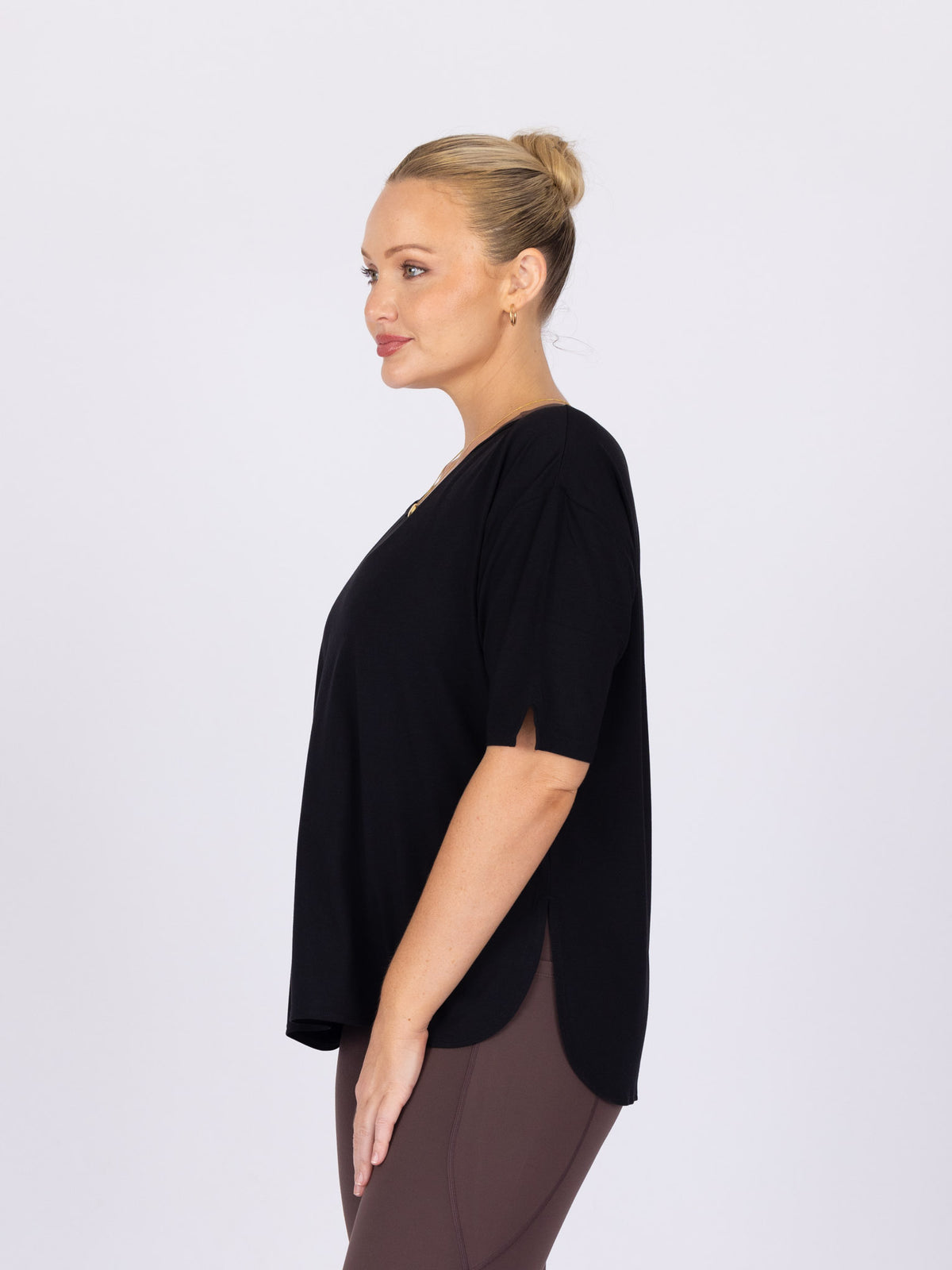 Brooke is wearing our Tee in size M. She is AUS 12.