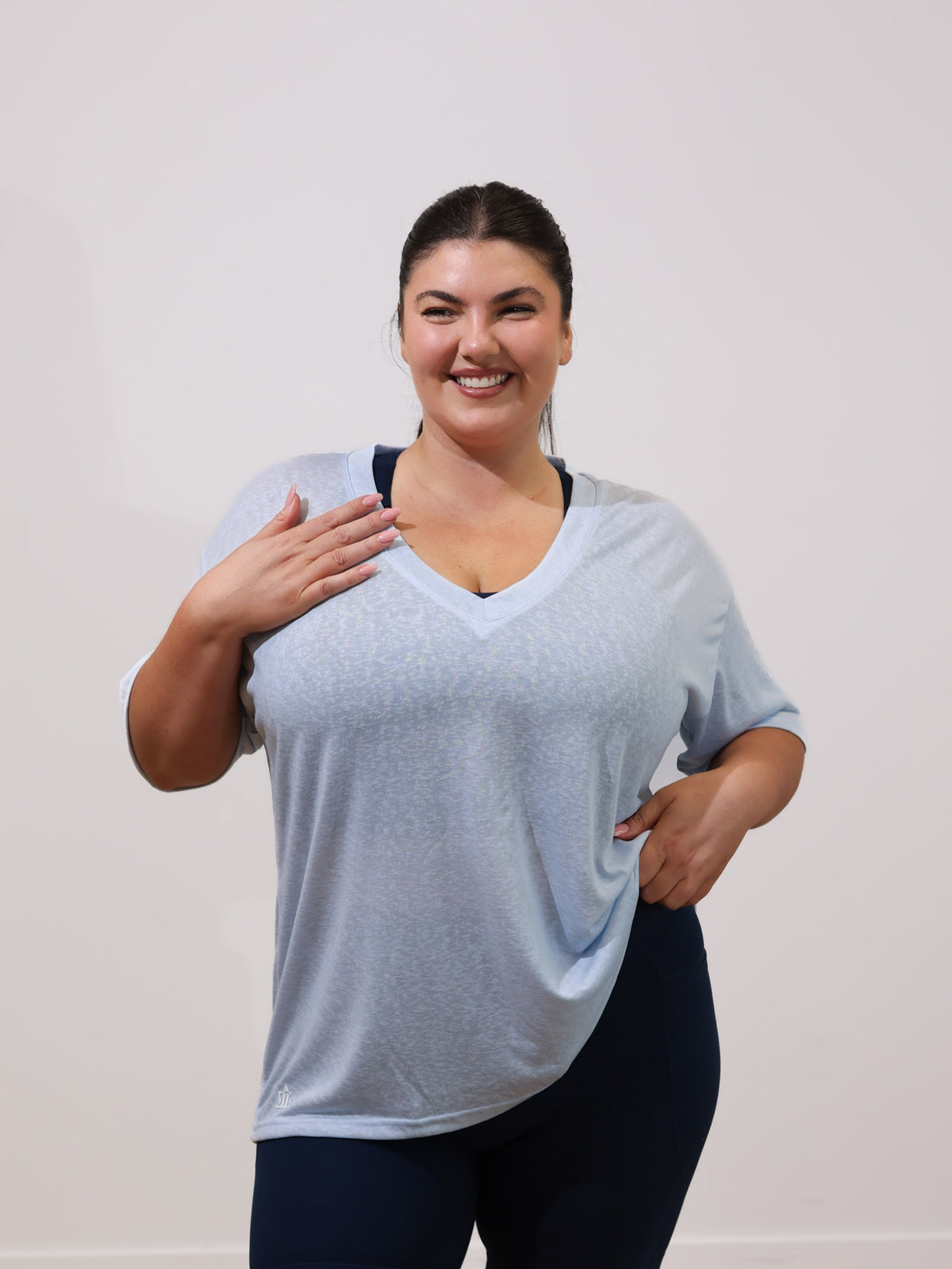 Maddie is wearing our Tank in size XC. She is AUS 16.