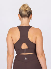 Brooke is wearing our Bra in size M (A - DD). She is AUS 12, Cup DD.