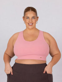 Kaleena is wearing our Bra in size XC - (A -DD). She is AUS 22-24, Cup DD.