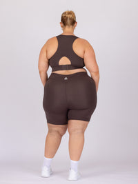 Kaleena is wearing our Shorts in size 4XC. She is AUS 22-24.