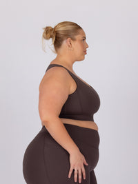 Kaleena is wearing our Bra in size XC - (A -DD). She is AUS 22-24, Cup DD.