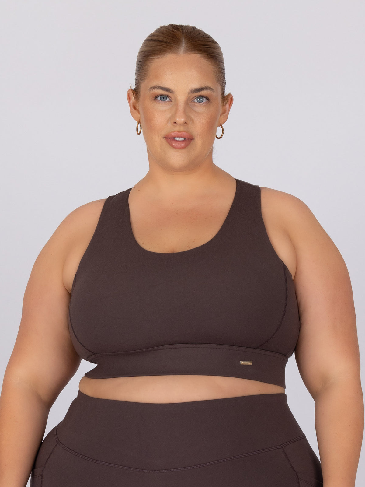 Kaleena is wearing our Bra in size XC - (A -DD). She is AUS 22-24, Cup DD.