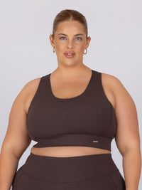 Kaleena is wearing our Bra in size XC - (A -DD). She is AUS 22-24, Cup DD.