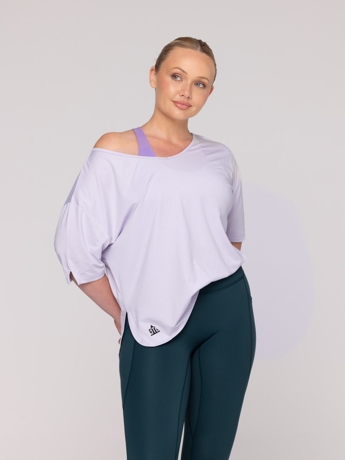 Brooke is wearing our Tee in size M. She is AUS 12.