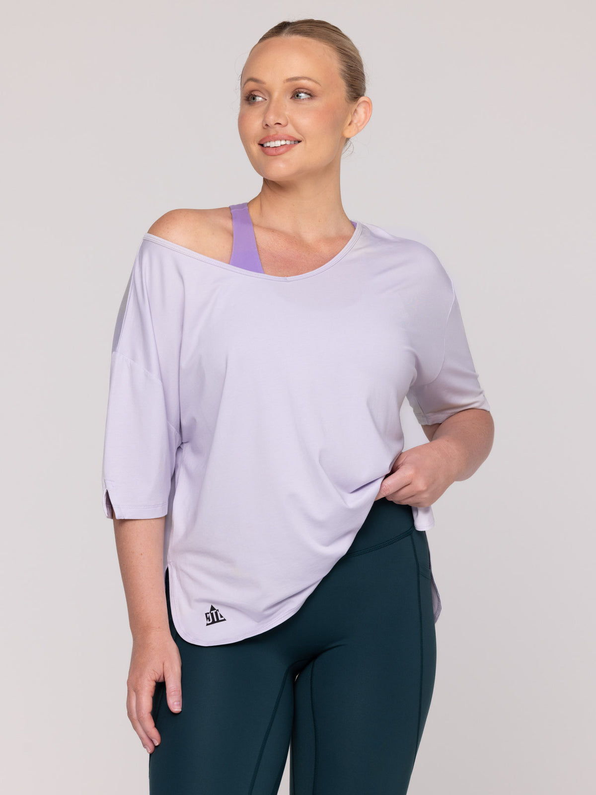 Brooke is wearing our Tee in size M. She is AUS 12.