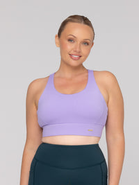 Brooke is wearing our Bra in size M (A - DD). She is AUS 12, Cup DD.