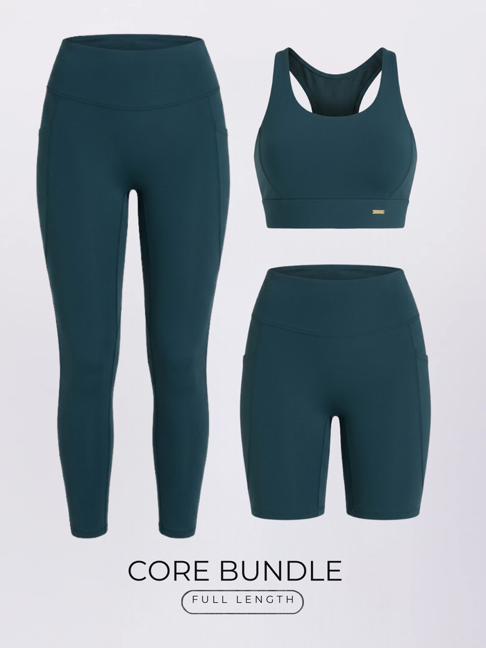 Core Bundle Emerald - Full Length Legging - 15% Off